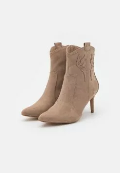 Anna Field Bottines À Talons Hauts - Taupe -Anna Field Soldes 0601ea9b5e2142a487966352e594f4a7