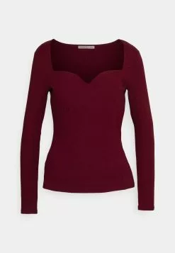 T-Shirt À Manches Longues - Dark Red -Anna Field Soldes 0c7f1ac53c114676833330cf1f7e364f