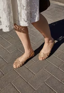 Anna Field Leather - Ballerines À Bout Ouvert - Gold -Anna Field Soldes 0ef96dcbe1e54b399c92c0e4f8428919