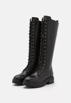 Leather - Bottes À Lacets - Black 10 Leather - Bottes À Lacets - Black -Anna Field Soldes 158dcbde140a4337bffd17134a88d0ff