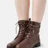 Anna Field Bottines À Lacets - Dark Brown