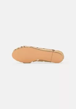 Anna Field Leather - Ballerines À Bout Ouvert - Gold -Anna Field Soldes 1b00bfc472ec4712901198036fc43b96