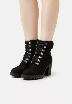 Winter Boot - Bottines À Plateau - Black