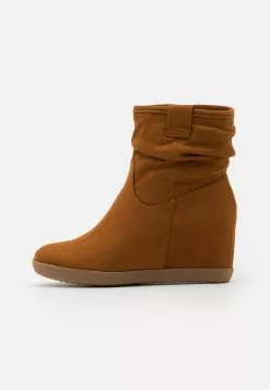 Anna Field Winter Boot - Bottines Compensées - Cognac -Anna Field Soldes 1f2a68b3192a457aa512301c19068fdb
