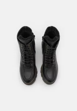 Anna Field Leather Winter Bootie - Bottes De Neige - Black -Anna Field Soldes 1f7766b6380b43249c97d206d76344de