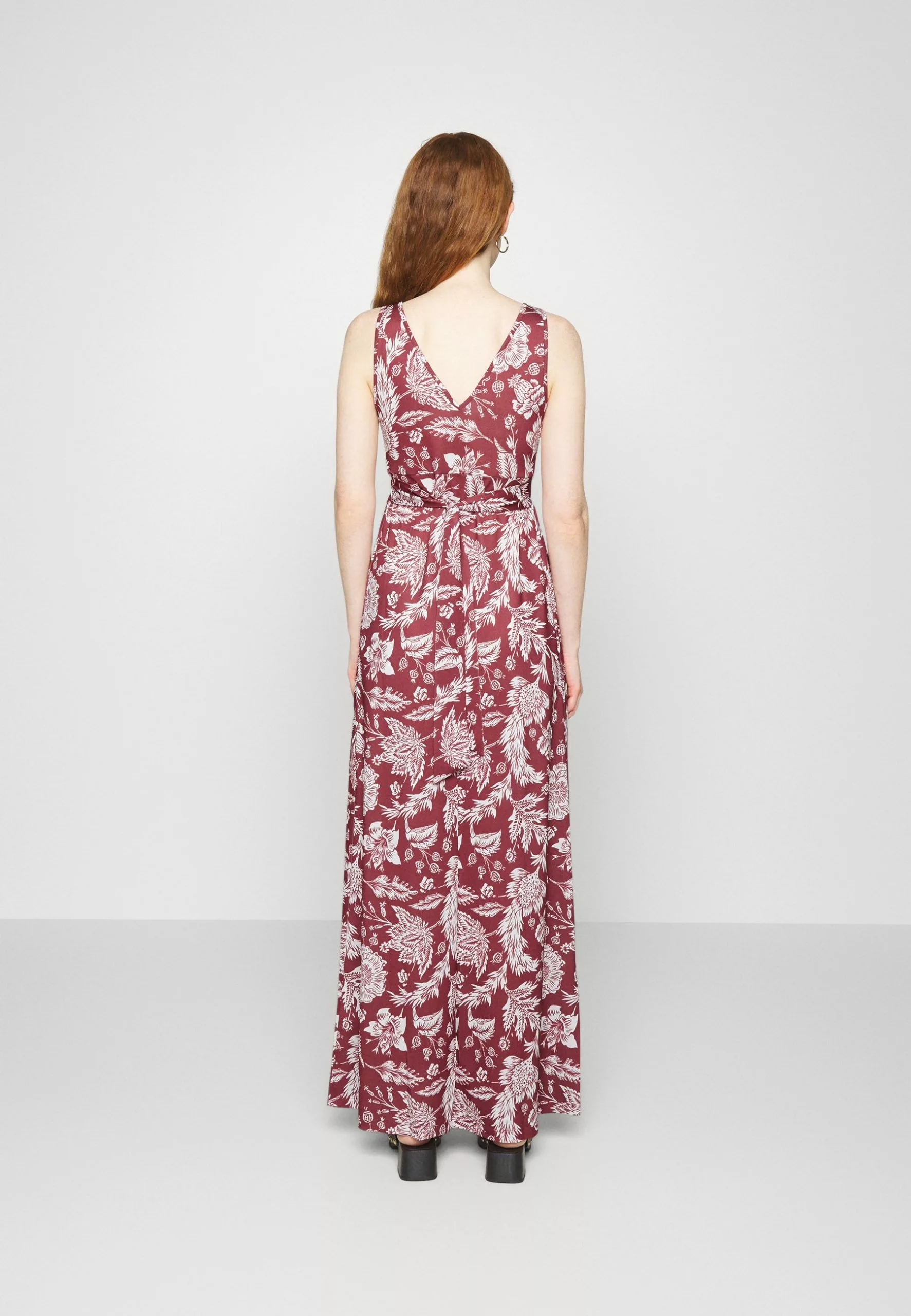 Anna Field Robe Longue - Bordeaux/Multi Coloured 5 Anna Field Robe Longue - Bordeaux/Multi Coloured – Image 3