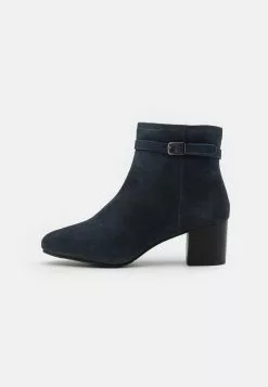 Anna Field Leather - Bottines - Dark Blue -Anna Field Soldes 241484cf9c7f42f3bd098b201f9ee93a