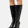 Anna Field Leather - Bottes Compensées - Black -Anna Field Soldes 2bffaaf78cfc4ba1a786b57fb8ee6145
