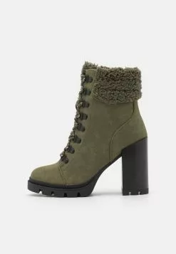 Anna Field Leather - Bottines À Lacets - Khaki 9 Anna Field Leather - Bottines À Lacets - Khaki -Anna Field Soldes 334bc6f40fe746f7a42524c385fb5aed