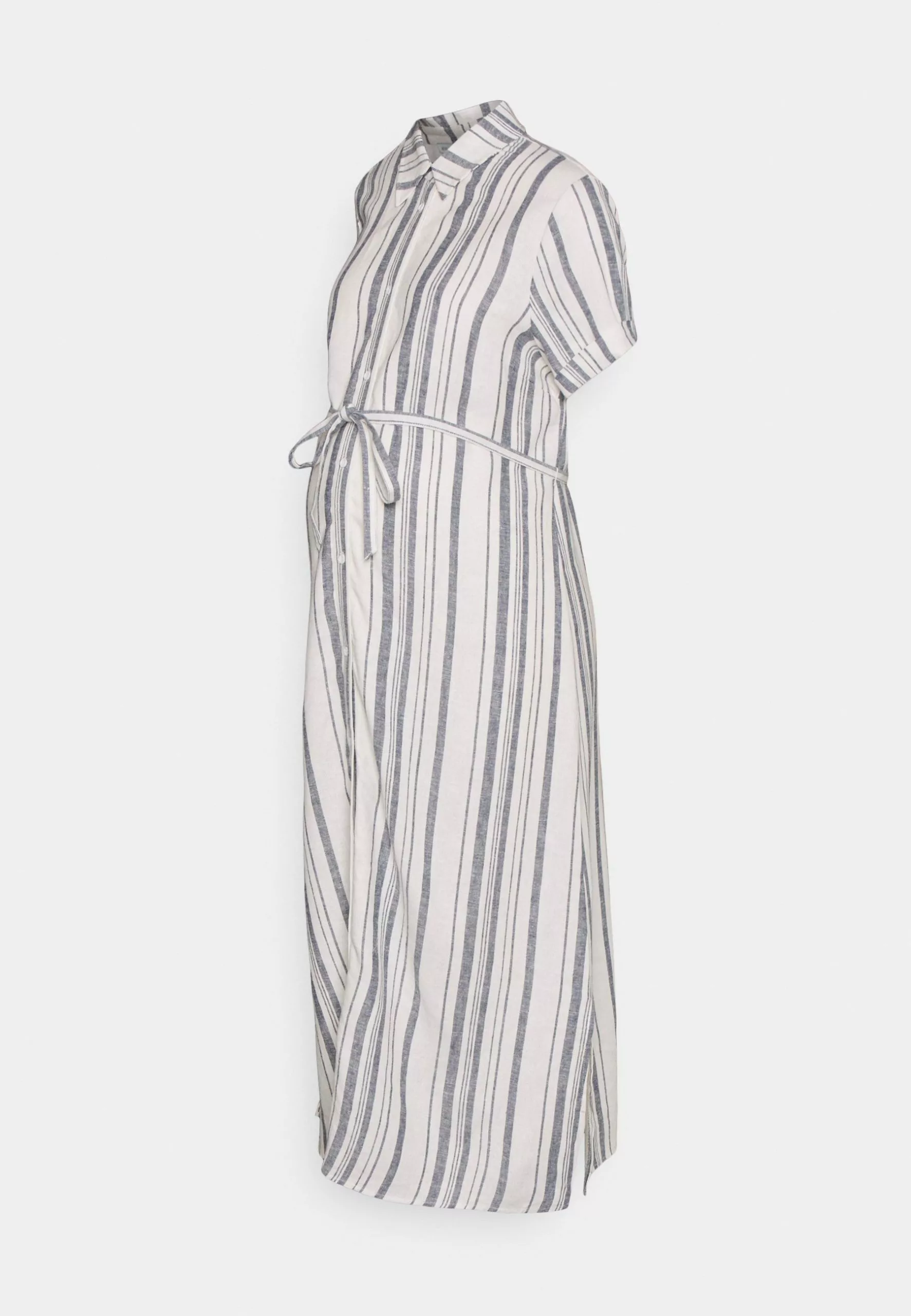 Robe Chemise - White/ Blue 3 Robe Chemise - White/ Blue