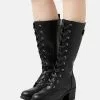 W-Berta - Bottes À Lacets - Black -Anna Field Soldes 3b24727664d942bfb3f4ef66ab927d8e