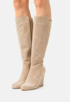 Anna Field Leather - Bottes Compensées - Beige
