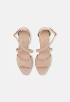 Anna Field Leather - Sandales À Talons Hauts - Beige -Anna Field Soldes 40825cd9a0d6432e90e6c53c75e04bea