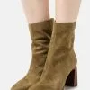 Anna Field Leather - Bottines - Khaki -Anna Field Soldes 4af53b25778f4a22a5bb958643ad4f24