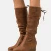 Anna Field Bottes Compensées - Cognac -Anna Field Soldes 4e6868d5f40b4ff4b25c22af7d955e10