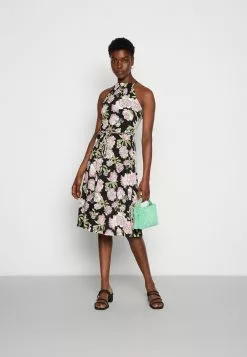 Anna Field Robe En Jersey - Black/Pink -Anna Field Soldes 68e76653959c4a92a41dc83ca3745f3e