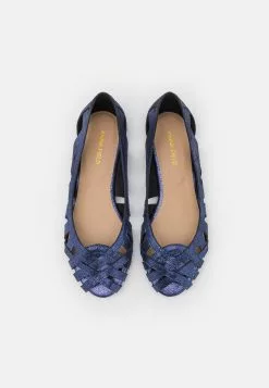 Anna Field Leather - Ballerines À Bout Ouvert - Dark Blue -Anna Field Soldes 6952b9a1c5084fc6a8a5688aaa44cf82