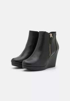 Bottines À Plateau - Black 10 Bottines À Plateau - Black -Anna Field Soldes 6c04634f91504a6c8e771ab0e051126c