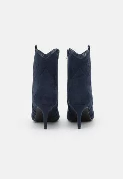 Anna Field Bottines À Talons Hauts - Dark Blue -Anna Field Soldes 6ee6507ce7ba49f39ef26c3303504231