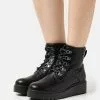 Anna Field Bottines Compensées - Black