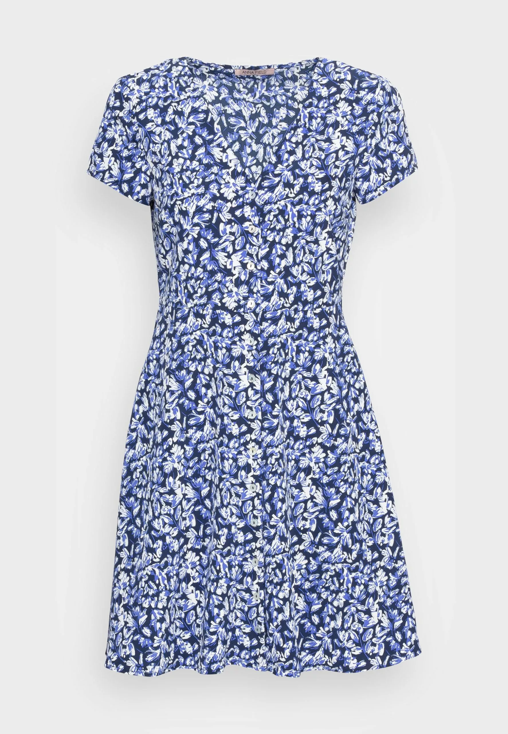 Anna Field Robe De Jour - Blue/White/Multi Coloured 6 Anna Field Robe De Jour - Blue/White/Multi Coloured – Image 4