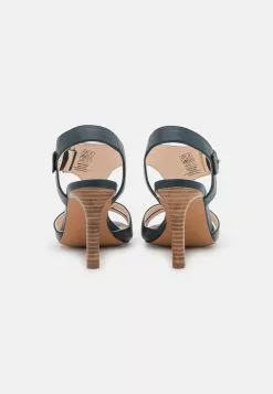 Anna Field Leather - Sandales À Talons Hauts - Dark Blue -Anna Field Soldes 79a6f047872246289eb6468591c21765