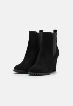 Anna Field Leather Winter Boot - Bottines À Talons Hauts - Black -Anna Field Soldes 7ad8d44581764db18aa31cc7f18bef8a
