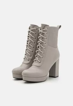 Anna Field Bottines À Talons Hauts - Grey -Anna Field Soldes 8518b611ad244e06b8c77fb9c36e5f0f