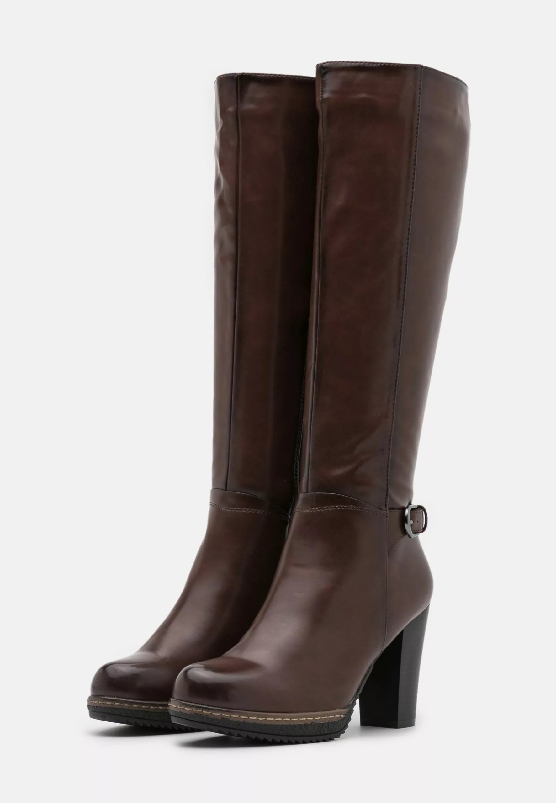 Anna Field Bottes À Talons Hauts - Dark Brown 5 Anna Field Bottes À Talons Hauts - Dark Brown – Image 3