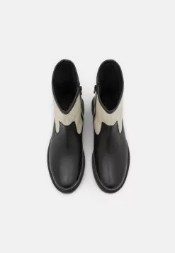 Anna Field Leather - Bottines - Black/Beige -Anna Field Soldes 9c68bd17ff154128808f1b94d489324d