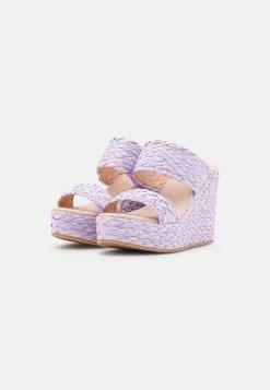 Anna Field Mules À Talons - Lilac -Anna Field Soldes 9cec27b649144c2db35cef66fc84152e