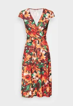 Anna Field Robe En Jersey - Multi Coloured/Orange -Anna Field Soldes 9d3cd96f37814636847de2a4a6c70996