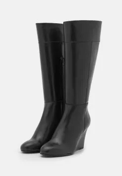 Anna Field Leather - Bottes Compensées - Black -Anna Field Soldes ad4a9c85b8a241a5b4cd5221ca1f3829