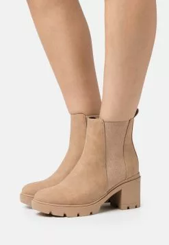 Anna Field Bottines À Plateau - Taupe