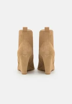 Anna Field Leather Winter Boot - Bottines À Talons Hauts - Beige -Anna Field Soldes b1612bf859ea4974a312097f2650d66b
