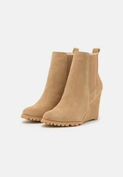 Anna Field Leather Winter Boot - Bottines À Talons Hauts - Beige -Anna Field Soldes b2fb6d53f58b49a59422c079a7a9f598