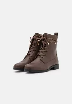 Anna Field Bottines À Lacets - Dark Brown -Anna Field Soldes c7c4e9e59078413cb8f7519ae11e2225