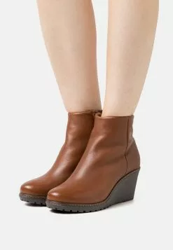 Anna Field Leather Winter Boot - Boots À Talons - Brown