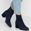Anna Field Leather - Bottines - Dark Blue