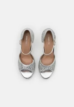 Anna Field Sandales À Talons Hauts - Silver -Anna Field Soldes e9b01e4f944c47a9bae62baf8e0253b1