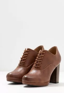 Anna Field Comfort - Bottines À Talons Hauts - Cognac -Anna Field Soldes f3e4d86e6a7a488b85e63a9a1ffd369d