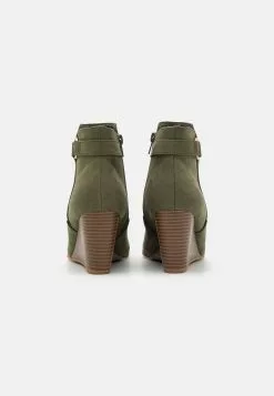 Anna Field Bottines Compensées - Khaki -Anna Field Soldes f41d3e14afd74bd2937c87ee959b4972