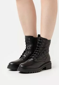 Anna Field Leather - Bottines À Lacets - Black