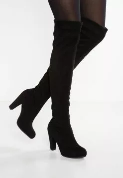Anna Field Bottes À Talons Hauts - Black