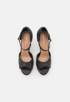 Anna Field Sandales À Talons Hauts - Black -Anna Field Soldes f82b4ef2f51c4b0b8f852fa2b821f849