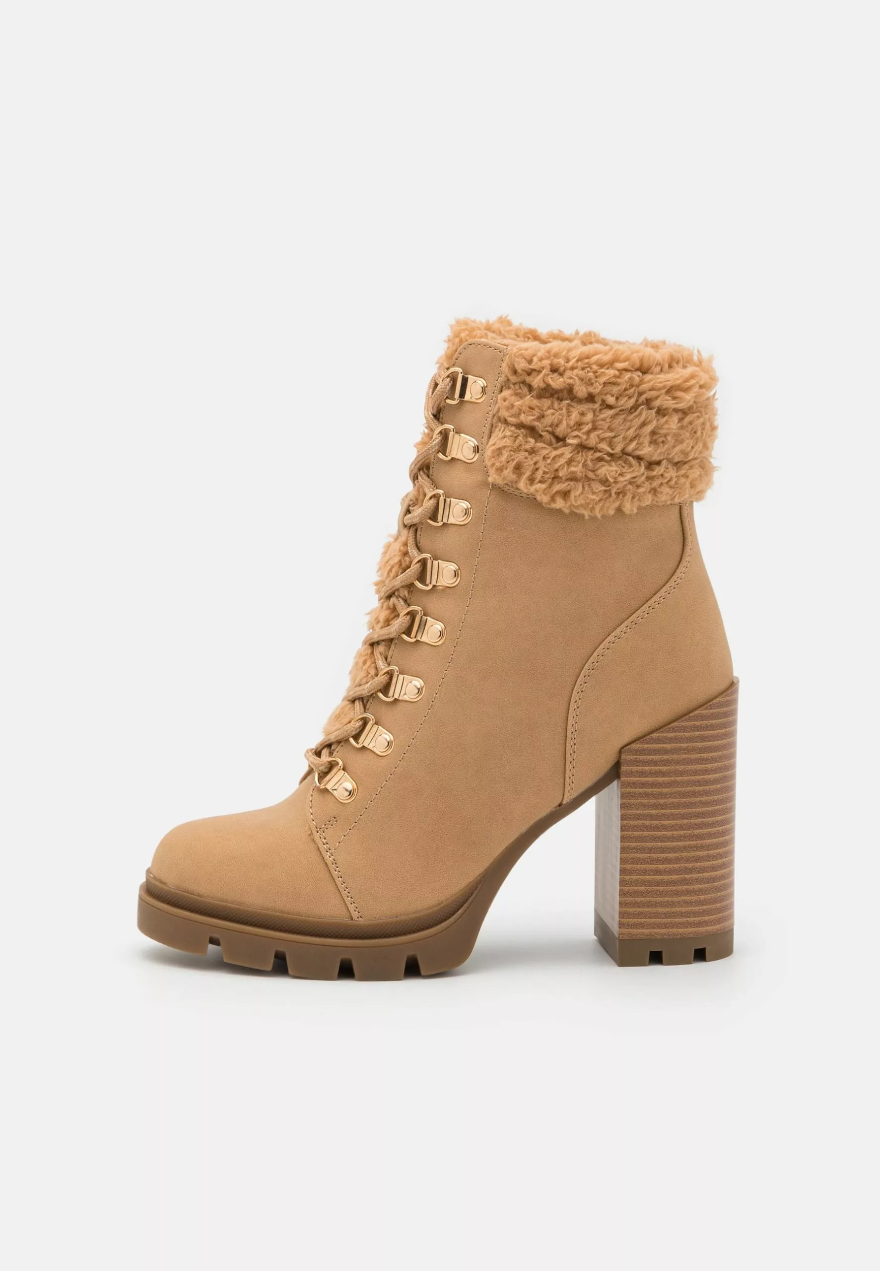 Anna Field Leather - Bottines À Lacets - Beige 4 Anna Field Leather - Bottines À Lacets - Beige – Image 2