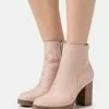 Anna Field Boots À Talons - Light Pink -Anna Field Soldes fd343abd4e414f9aa635e62a236d3961