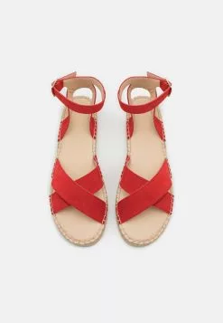 Anna Field Leather - Sandales À Plateforme - Red -Anna Field Soldes fe9b370e2f3e49449743b299922a85ac